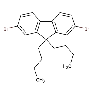 2,7-二溴-9,9-二丁基-9H-芴；188200-91-1；2,7-Dibromo-9,9-dibutylfluorene