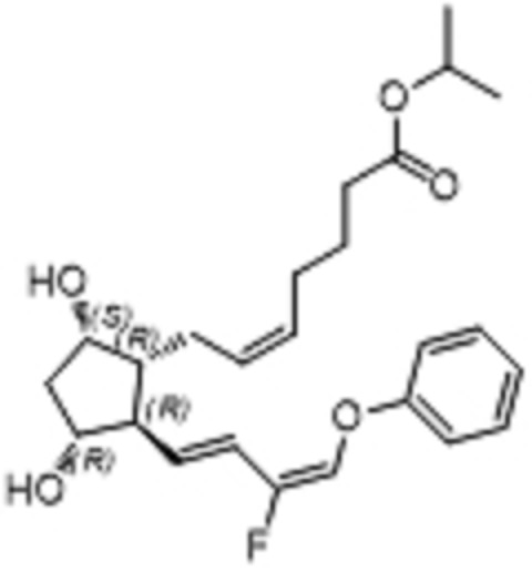 他氟前列腺素單氟雜質(zhì)13,(Z)-isopropyl 7-((1R,2R,3R,5S)-2-((1E,3E)-3-fluoro-4-phenoxybuta-1,3-dien-1-yl)-3,5-dihydroxycyclopentyl)hept-5-enoate