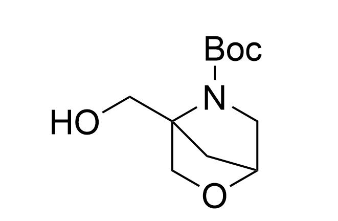 (5-BOC-2-氧杂-5-氮杂双环[2.2.1]庚烷-4-基)甲醇,2-Oxa-5-azabicyclo[2.2.1]heptane-5-carboxylic acid, 4-(hydroxymethyl)-, 1,1-dimethylethyl ester