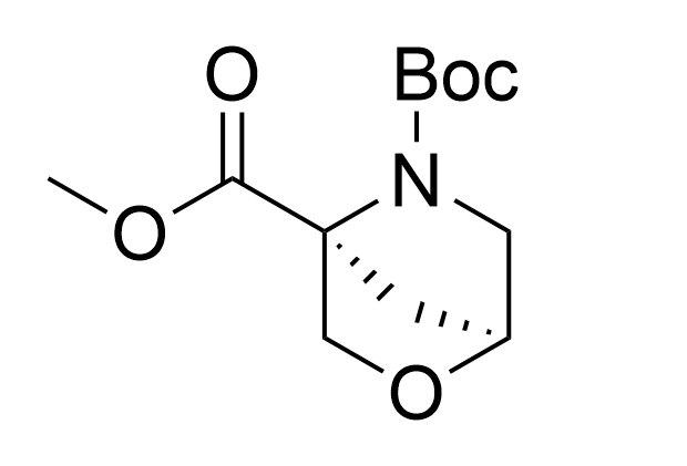 (1S,4S)-5-tert-butoxycarbonyl-2-oxa-5-azabicyclo[2.2.1]heptane-4-carboxylic acid methyl ester,(1S,4S)-5-tert-butoxycarbonyl-2-oxa-5-azabicyclo[2.2.1]heptane-4-carboxylic acid methyl ester