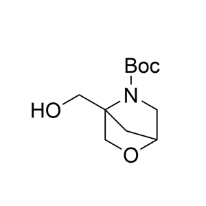 (5-BOC-2-氧杂-5-氮杂双环[2.2.1]庚烷-4-基)甲醇,2-Oxa-5-azabicyclo[2.2.1]heptane-5-carboxylic acid, 4-(hydroxymethyl)-, 1,1-dimethylethyl ester