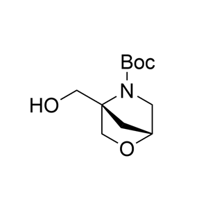 2643374-05-2，(1R,4S)-4-(hydroxymethyl)-2-oxa-5-azabicyclo[2.2.1]heptane-5-carboxylic acid tert-butyl ester