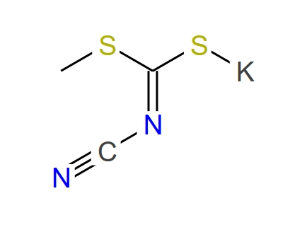 氰基亚胺基二硫代甲酸甲酯单钾盐,CYANIMIDODITHIOCARBONIC ACID MONOMETHYL ESTER MONOPOTASSIUM SALT