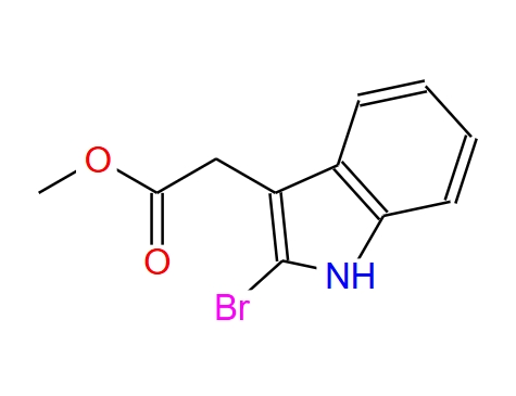 (2-溴-1H-吲哚-3-基)乙酸甲酯,Methyl 2-(2-bromo-1H-indol-3-yl)acetate