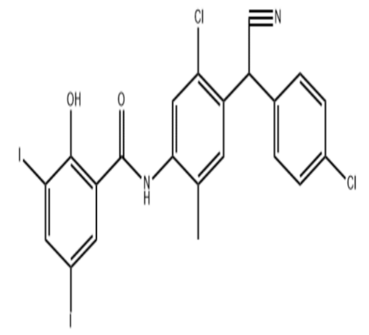 氯氰碘柳胺鈉,Closantel sodium