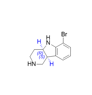 卢美哌隆杂质09,(4aR,9bS)-6-bromo-2,3,4,4a,5,9b-hexahydro-1H-pyrido[4,3-b]indole