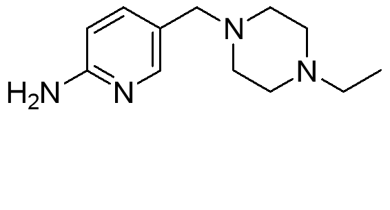 阿貝西利中間體五,5-((4-Ethylpiperazin-1-yl)methyl)pyridin-2-amine