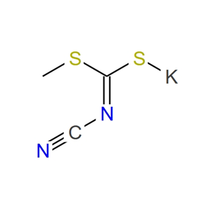 氰基亚胺基二硫代甲酸甲酯单钾盐,CYANIMIDODITHIOCARBONIC ACID MONOMETHYL ESTER MONOPOTASSIUM SALT