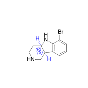 卢美哌隆杂质09,(4aR,9bS)-6-bromo-2,3,4,4a,5,9b-hexahydro-1H-pyrido[4,3-b]indole