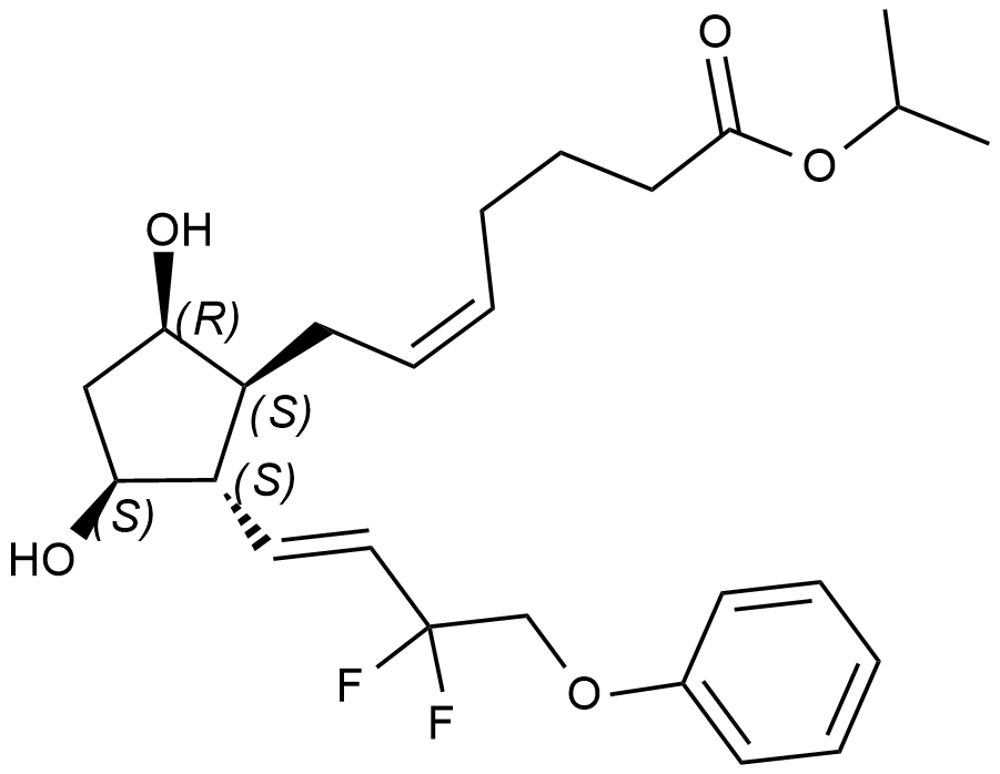 他氟前列腺素(1S,2S,3S,5R)杂质,Tafluprost (1S,2S,3S,5R)-Isomer;(Z)-isopropyl 7-((1S,2S,3S,5R)-2-((E)-3,3-difluoro-4-phenoxybut-1-en-1-yl)-3,5-dihydroxycyclopentyl)hept-5-enoate
