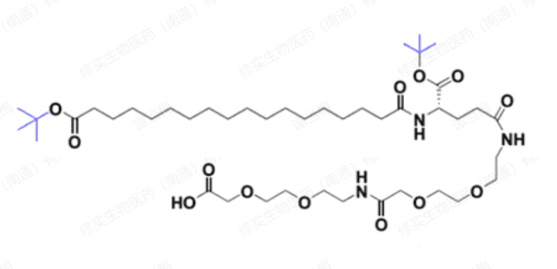 索马鲁肽侧链,tBuO-Ste-Glu(AEEA-AEEA-OH)-OtBu