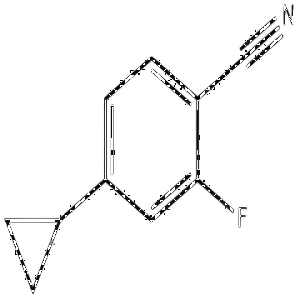 4-环丙基-2-氟苯腈,4-cyclopropyl-2-fluorobenzonitrile