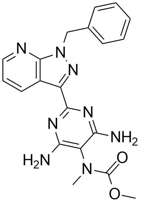 利奧西呱脫氟雜質B；4,6-二氨基-2-[1-芐基-1H-吡唑并[3,4-b]吡啶-3-基]-5-嘧啶-N-甲基-氨基甲酸甲酯,Riociguat Impurity B;methyl (4,6-diamino-2-(1-benzyl-1H-pyrazolo[3,4-b]pyridin-3-yl)pyrimidin-5-yl)(methyl)carbamate