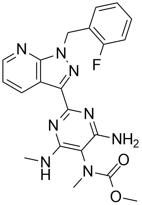 利奧西呱N-甲基雜質(zhì)E；4-甲氨基-6-氨基2-[1-（2-氟芐基）-1H-吡唑并[3,4-b]吡啶-3-基]-5-嘧啶-N-甲基-氨基甲酸甲酯,N-Desmethyl Riociguat;methyl (4,6-diamino-2-(1-(2-fluorobenzyl)-1H-pyrazolo[3,4-b]pyridin-3-yl)pyrimidin-5-yl)carbamate