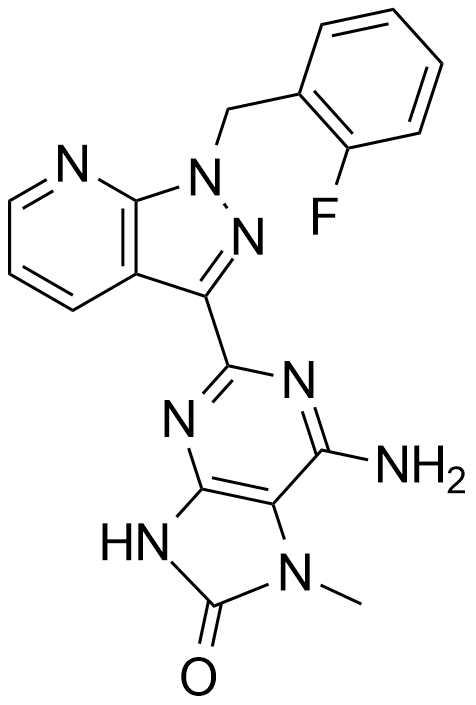 利奧西呱雜質(zhì)G；2-[1-（2-氟芐基）-1H-吡唑并[3,4-b]吡啶-3-基]-6-氨基-7-甲基-7H-嘌呤-8（9H）-酮,Riociguat Impurity G;6-amino-2-(1-(2-fluorobenzyl)-1H-pyrazolo[3,4-b]pyridin-3-yl)-7-methyl-7H-purin-8(9H)-one