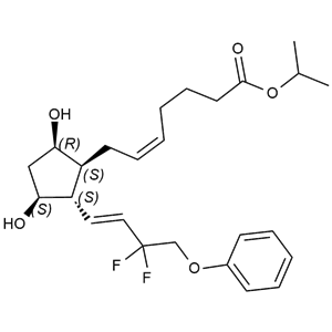 他氟前列腺素(1S,2S,3S,5R)杂质,Tafluprost (1S,2S,3S,5R)-Isomer;(Z)-isopropyl 7-((1S,2S,3S,5R)-2-((E)-3,3-difluoro-4-phenoxybut-1-en-1-yl)-3,5-dihydroxycyclopentyl)hept-5-enoate