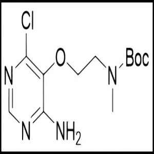 叔丁基(2-((4-氨基-6-氯嘧啶-5-基)氧基)乙基)(甲基)氨基甲酸酯