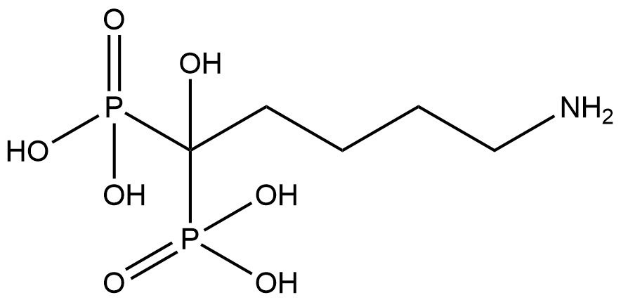 (5-氨基-1-羥基-1-膦戊基)膦酸,(5-amino-1-hydroxy-1-phosphonopentyl)phosphonic acid