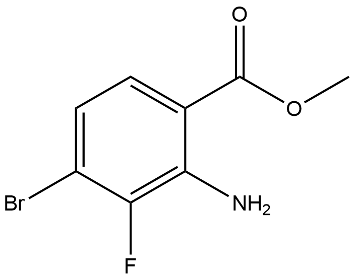 2-氨基-4-溴-3-氟苯甲酸甲酯,methyl 2-amino-4-bromo-3-fluorobenzoate