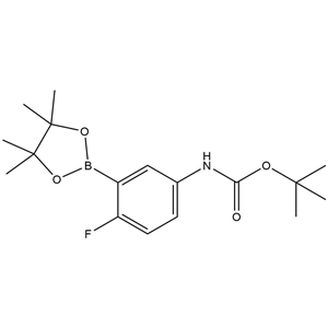 N-(4-氟-3-(四甲基-1,3,2-二氧雜硼烷-2-基)苯基)氨基甲酸叔丁酯