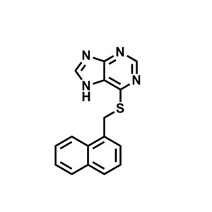 6-((萘-1-基甲基)硫基)-7H-嘌呤  313984-77-9