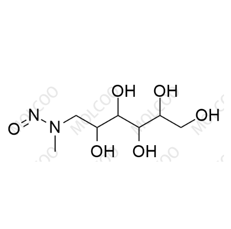 N-亚硝基葡甲胺,N-methyl-N-(2,3,4,5,6-pentahydroxyhexyl)nitrous amide