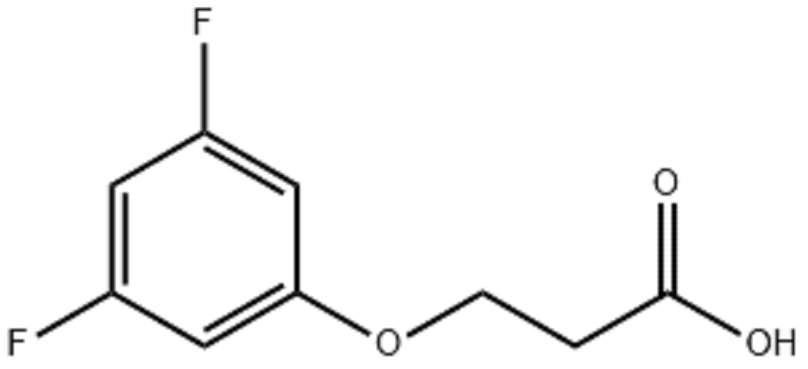 3-(3,5-二氟苯氧基)丙酸,3-(3,5-DIFLUOROPHENOXY)-PROPANOIC ACID