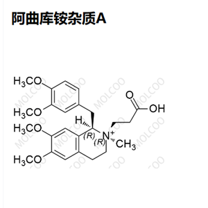 阿曲库铵杂质 A   Atracurium Impurity A   “Molcoo”品牌独立自主研发 杂质 现货 定制