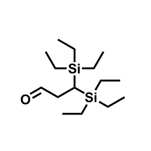 3,3-雙(三乙基硅基)丙醛,3,3-Bis(triethylsilyl)propanal