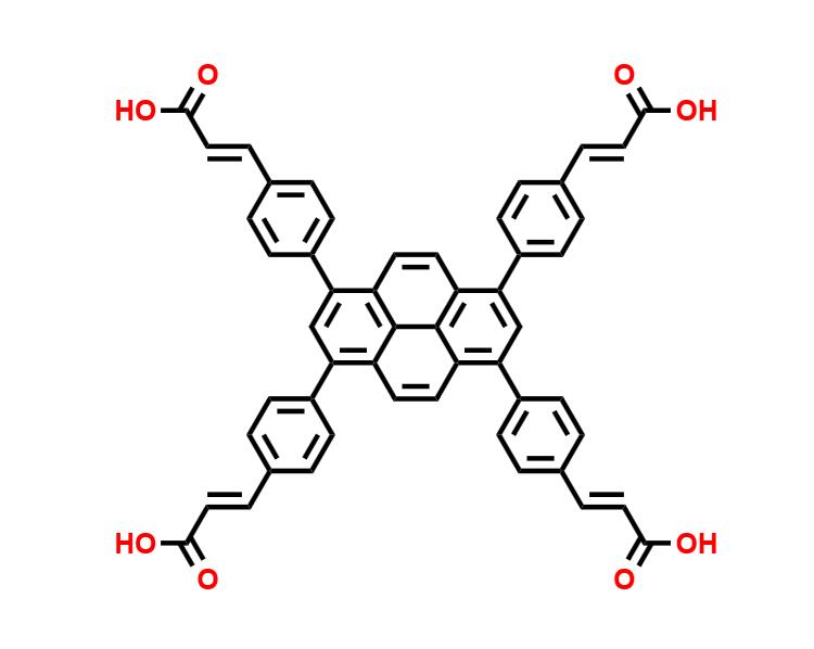 1,3,6,8-四[4-(2-羧基乙烯-1-基)苯基]芘