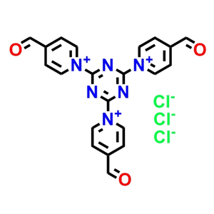 1,1',1''-(1,3,5-三嗪-2,4,6-三基)三(4-甲酰基吡啶-1-鎓)氯化物 ；2242469-77-6