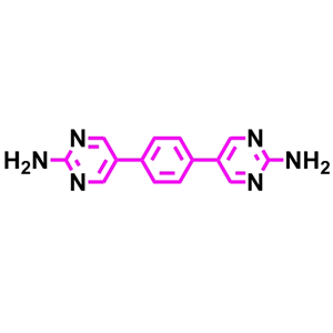 5,5'-(1,4-phenylene)bis(pyrimidin-2-amine) ；1670276-77-3