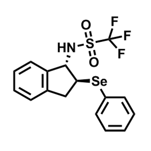 1,1,1-三氟-N-((1S,2S)-2-(苯基硒基)-2,3-二氢-1H-茚-1-基)甲磺酰胺