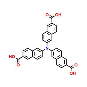 三(6-羧基萘-2-基)胺