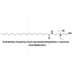 N,N-diethyl-2-hydroxy-N-(2-stearamidoethyl)ethan-1-aminium,N,N-diethyl-2-hydroxy-N-(2-stearamidoethyl)ethan-1-aminium