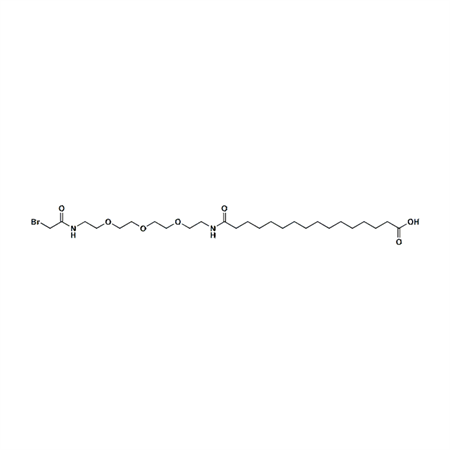 溴乙酰胺-PEG3-酰胺-C14-羧酸,Bromoacetamido-PEG3-NHCO-C14-acid