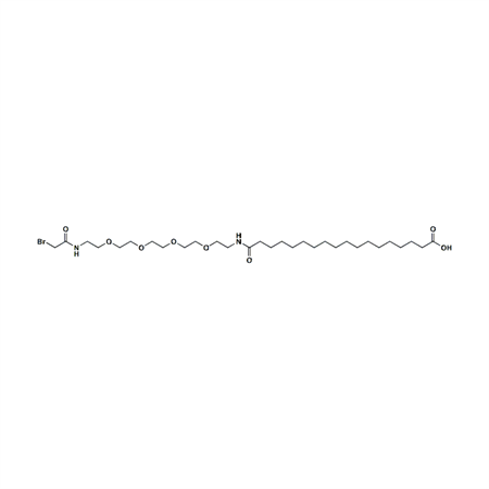 溴乙酰胺-PEG4-酰胺-C16-羧酸,Bromoacetamido-PEG4-NHCO-C16-acid