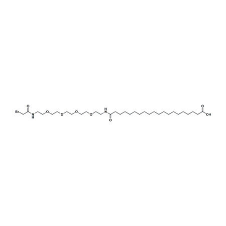 溴乙酰胺-PEG4-酰胺-C18-羧酸,Bromoacetamido-PEG4-NHCO-C18-acid