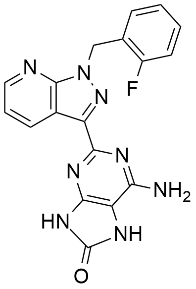 利奥西呱杂质N；2-[1-（2-氟苄基）-1H-吡唑并[3,4-b]吡啶-3-基]-6-氨基-7H-嘌呤-8（9H）-酮,Riociguat Impurity N ;6-amino-2-(1-(2-fluorobenzyl)-1H-pyrazolo[3,4-b]pyridin-3-yl)-7H-purin-8(9H)-one