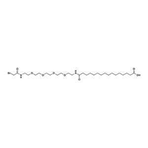 溴乙酰胺-PEG4-酰胺-C14-羧酸,Bromoacetamido-PEG4-NHCO-C14-acid