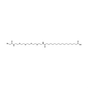 溴乙酰胺-PEG4-酰胺-C16-羧酸,Bromoacetamido-PEG4-NHCO-C16-acid