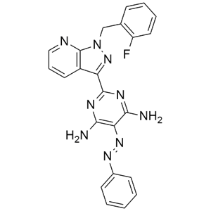 利奥西呱杂质L；2-[1-（2-氟苄基）-1H-吡唑并[3,4-b]吡啶-3-基]-5-[（E）-苯基二氮烯基]-4,6-嘧啶二胺