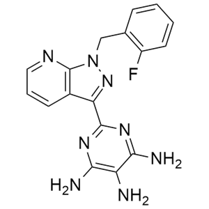 利奥西呱杂质M；2-[1-（2-氟苄基）-1H-吡唑并[3,4-b]吡啶-3-基]-4,5,6-嘧啶三胺