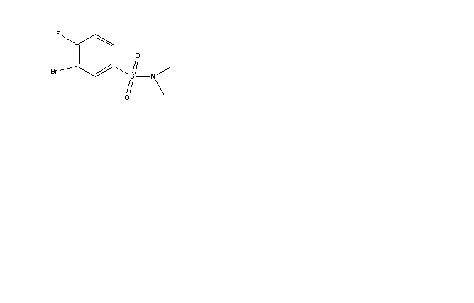 3-溴-4-氟-N,N-二甲基苯磺酰胺,3-Bromo-4-fluoro-N,N-dimethylbenzenesulfonamide