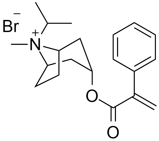 異丙托溴銨去氧雜質(zhì)F；(1R,3r,5S,8r)-3-（2-苯基丙烯酰氧基）-8-甲基-8-異丙基-8-氮雜雙環(huán)[3.2.1]辛烷溴化物,Ipratropium Bromide EP Impurity F Bromide;(1R,3r,5S,8r)-8-isopropyl-8-methyl-3-((2-phenylacryloyl)oxy)-8-azabicyclo[3.2.1]octan-8-ium, bromide (1:1)