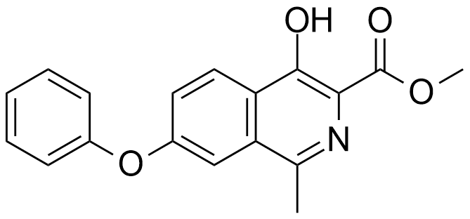 罗沙司他杂质A；罗沙司他中间体；4-羟基-1-甲基-7-苯氧基异喹啉-3-甲酸甲酯,Roxadustat Impurity A;4-Hydroxy-1-methyl-7-phenoxy-3-isoquinolinecarboxylic acid methyl ester