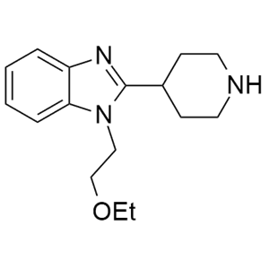 比拉斯汀中间体；1-(2-乙氧基-乙基)-2-哌啶-4-基-1H-苯并咪唑；比拉斯汀杂质B,Bilastine Impurity B;1-(2-Ethoxy-ethyl)-2-piperidin-4-yl-1H-benzimidazole?