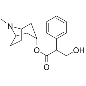 异丙托溴铵脱异丙基杂质C；(1R,3r,5S)-3-[(2RS)-3-羟基-2-苯基丙酰氧基]-8-甲基-8-氮杂双环[3.2.1]辛烷,Ipratropium Bromide  Impurity C;(1R,3r,5S)-8-methyl-8-azabicyclo[3.2.1]octan-3-yl 3-hydroxy-2-phenylpropanoate
