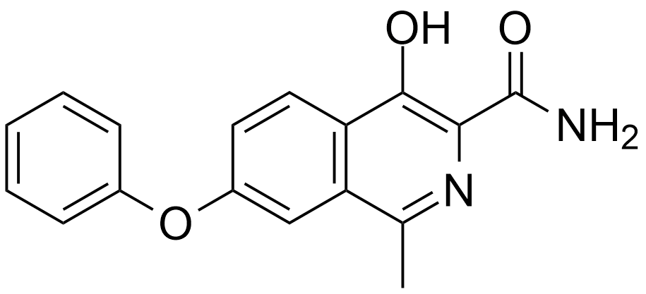 羅沙司他雜質(zhì)G；4-羥基-1-甲基-7-苯氧基異喹啉-3-酰胺,Roxadustat Impurity G ;4-hydroxy-1-methyl-7-phenoxyisoquinoline-3-carboxamide