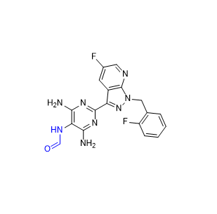 维利西呱杂质08,N-(4,6-diamino-2-(5-fluoro-1-(2-fluorobenzyl)-1H-pyrazolo[3,4-b]pyridin-3-yl)pyrimidin-5-yl)formamide